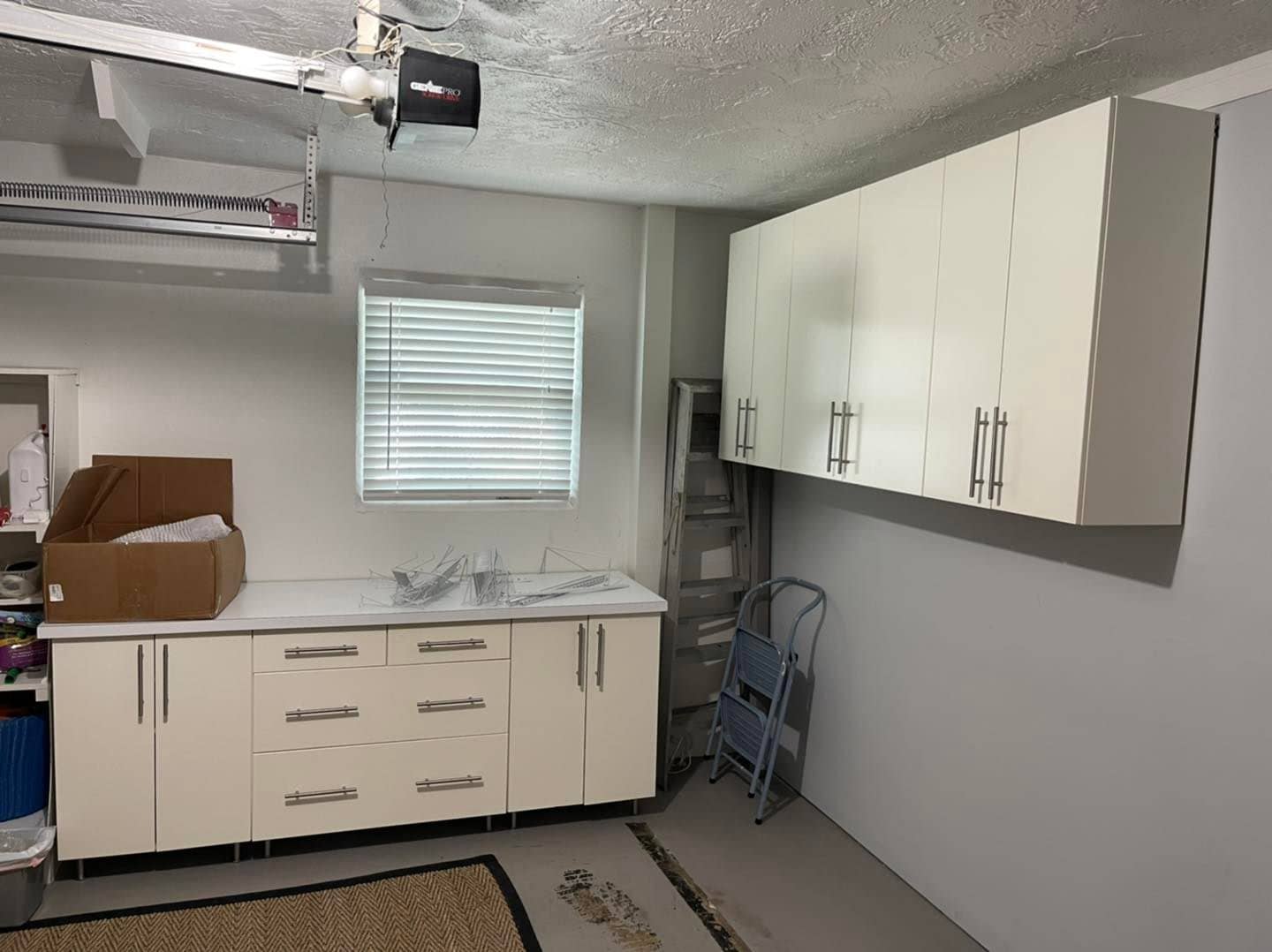 Cabinets in garage