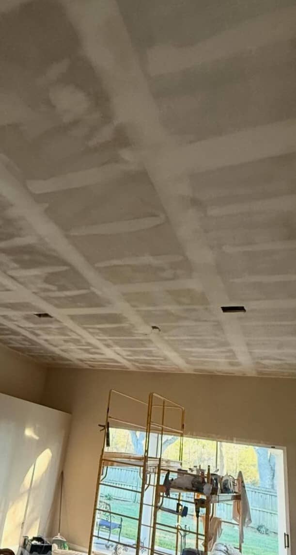 Scrapped ceiling