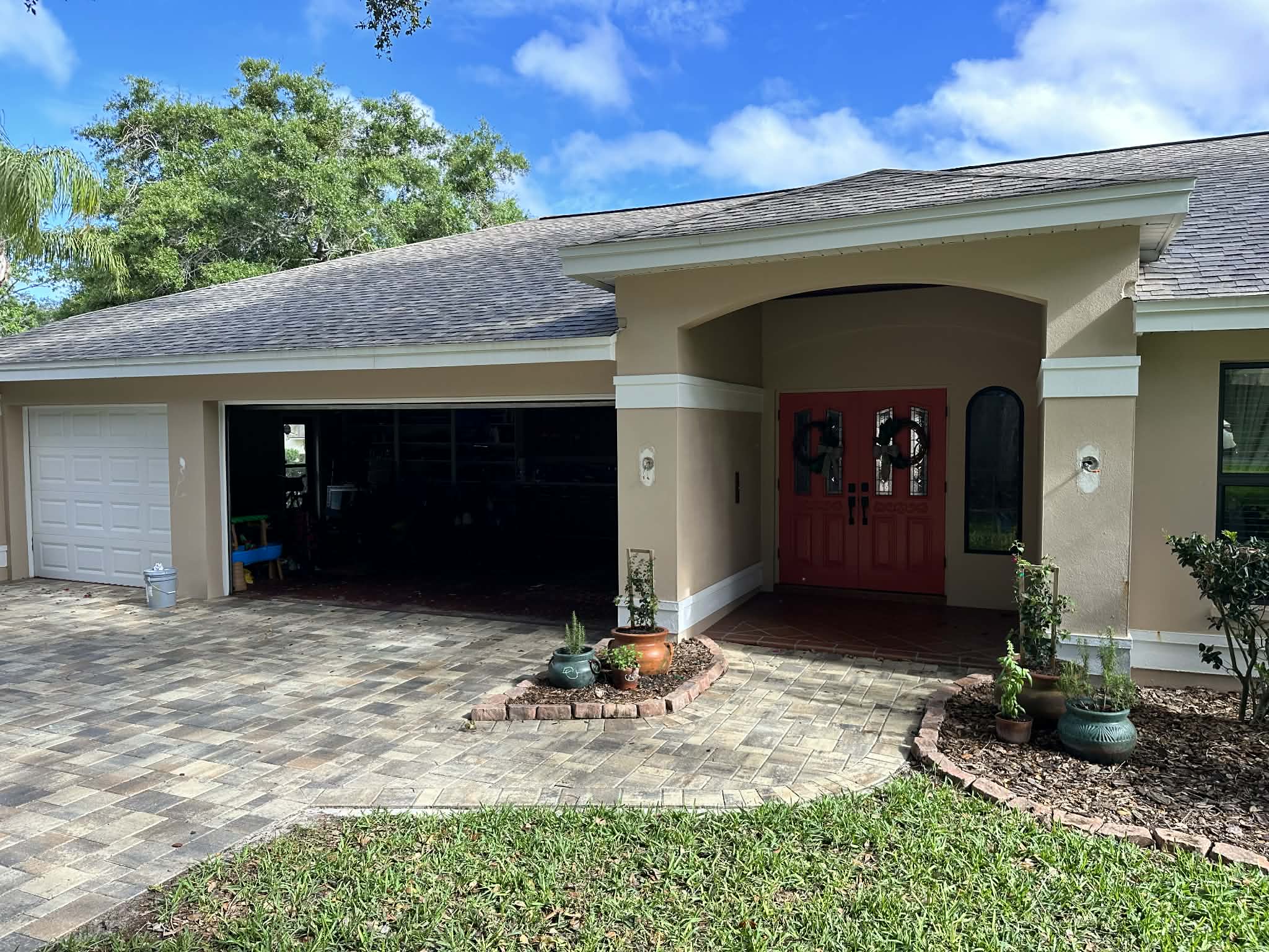 House exterior before painting